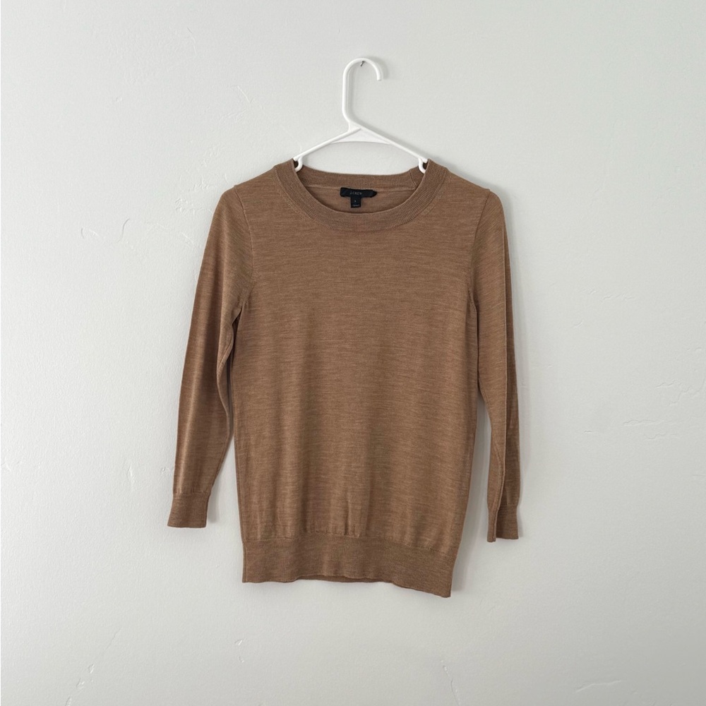 J. Crew Women's Brown Crew Neck Sweater